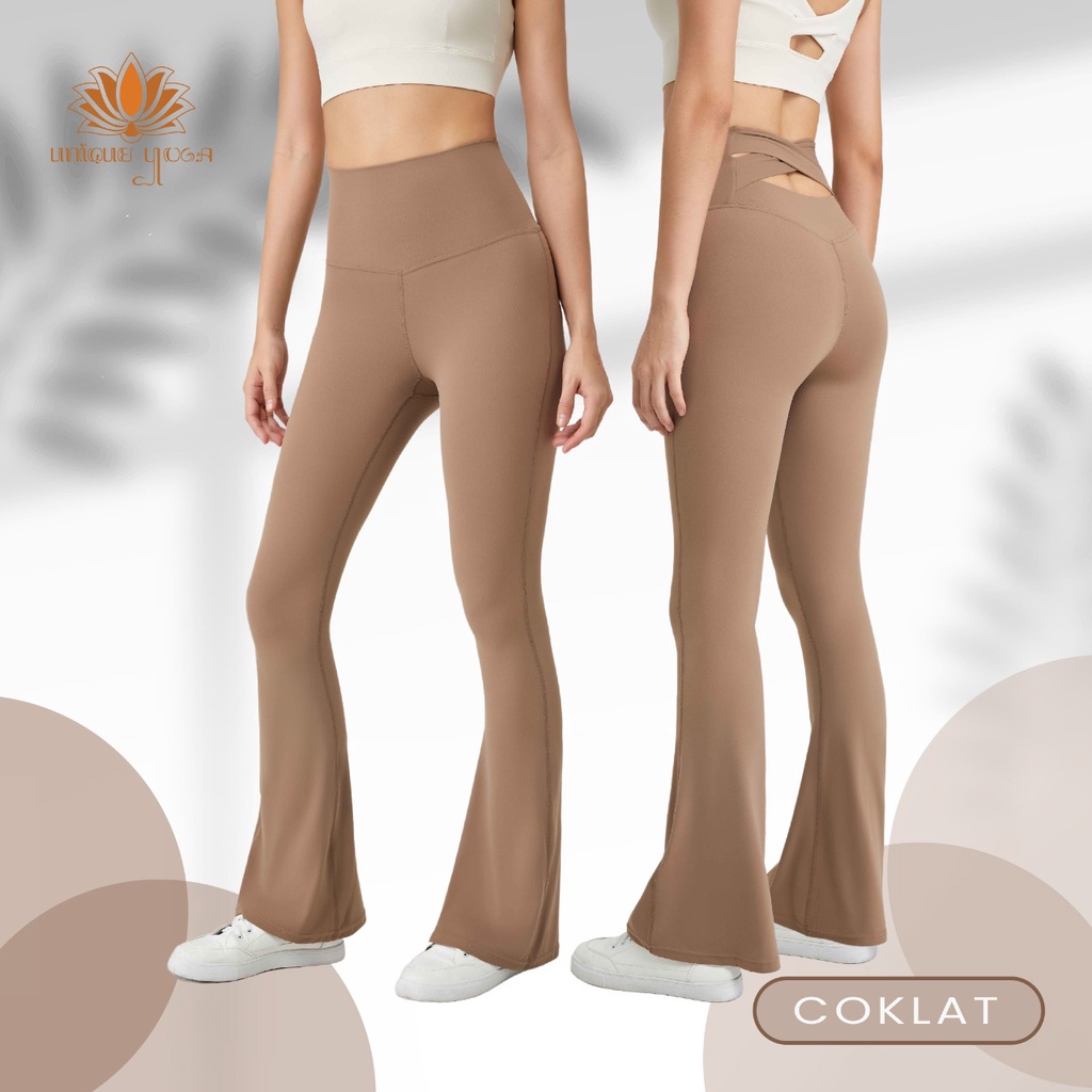 Celana Legging Yoga Cut Bray / Celana Yoga Senam / Legging Vania High Waist Terbaru KF 2012 / Celana Yoga Murah