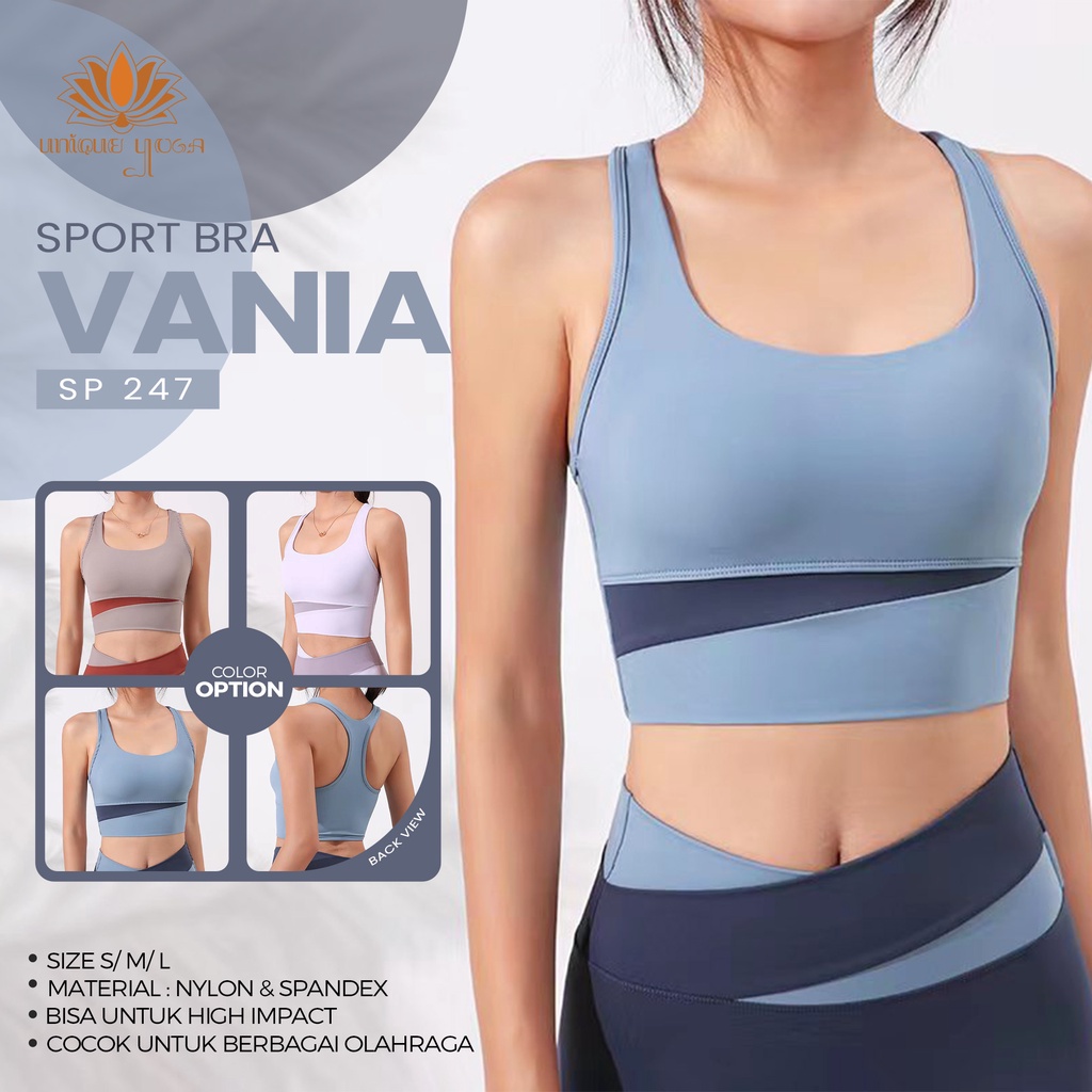 Bra Yoga Wanita / Sport Bra Senam Yoga / atasan sport wanita double colour / Sport Bra SP 247 / Bra Yoga Wanita