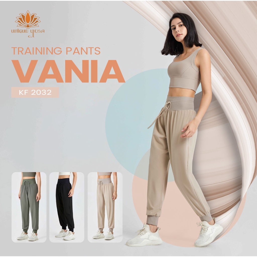 Celana Harem Pant Yoga Vania KF 2032 / Celana Panjang Olahraga Wanita / Celana Olahraga Murah / Celana Senam Murah / Celana Harem Yoga