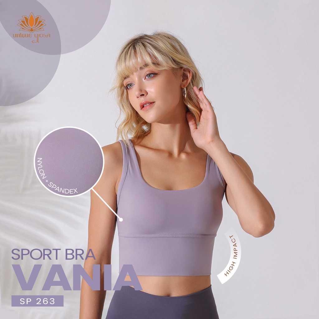 Sport Bra Senam Yoga Gym Fitness / Bra Olahraga Vania SP 263 / Pakaian Senam Olahraga Yoga Wanita