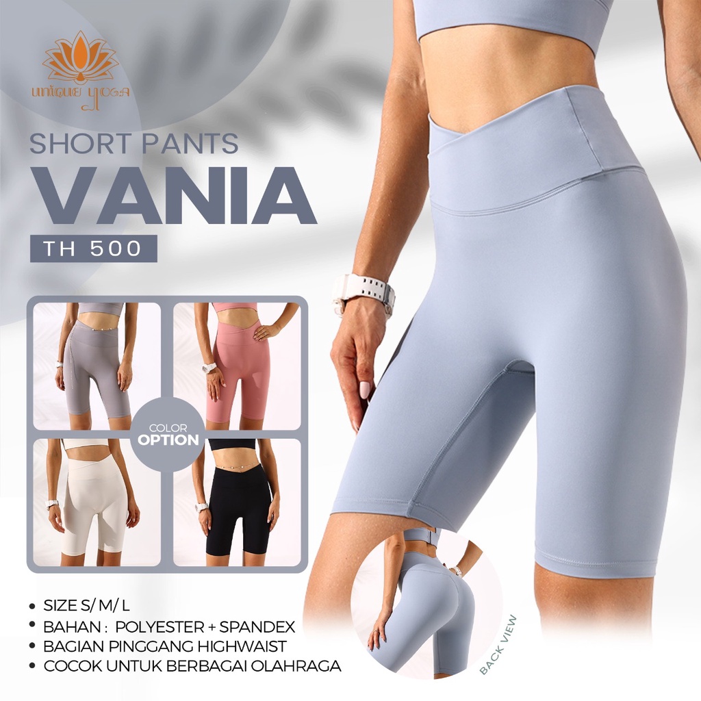 Celana Pendek Yoga Wanita / Short Pant Senam Yoga Workout Running / Short Pant Yoga Terbaru TH 500