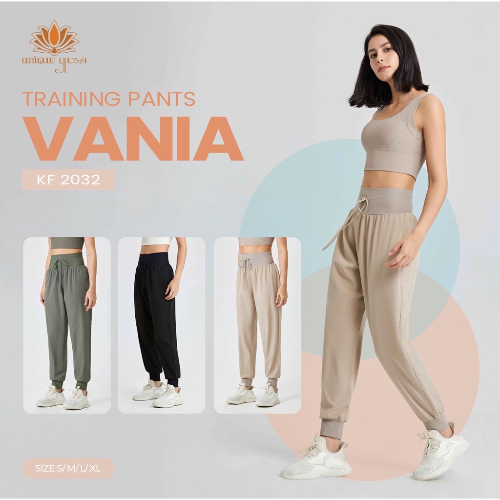 Celana Harem Pant Yoga Vania KF 2032 / Celana Panjang Olahraga Wanita / Celana Olahraga Murah / Celana Senam Murah / Celana Harem Yoga
