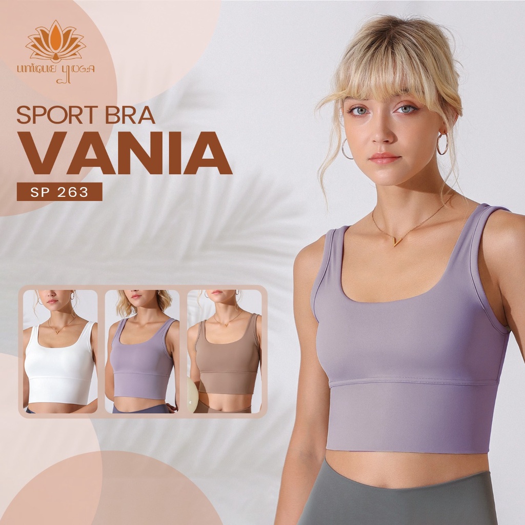 Sport Bra Senam Yoga Gym Fitness / Bra Olahraga Vania SP 263 / Pakaian Senam Olahraga Yoga Wanita