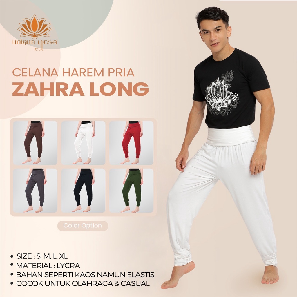 Celana Panjang Harem Yoga Pria / Man Yoga Pant / Harem Pant Zahra Men / Zahra Pants