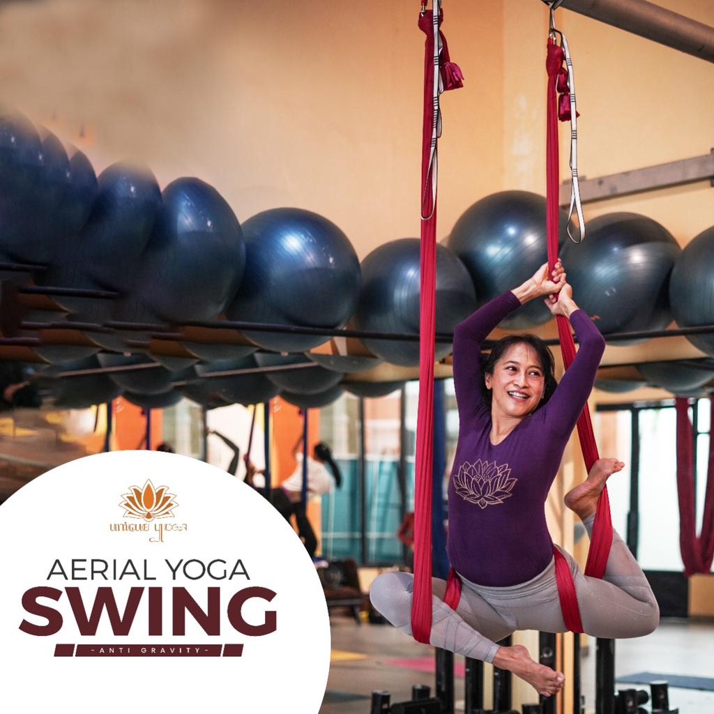 Swing Yoga Murah / Tali Yoga Swing / Flying Yoga Swing / Aerial Yoga Anti Gravity / Hammock Yoga Swing