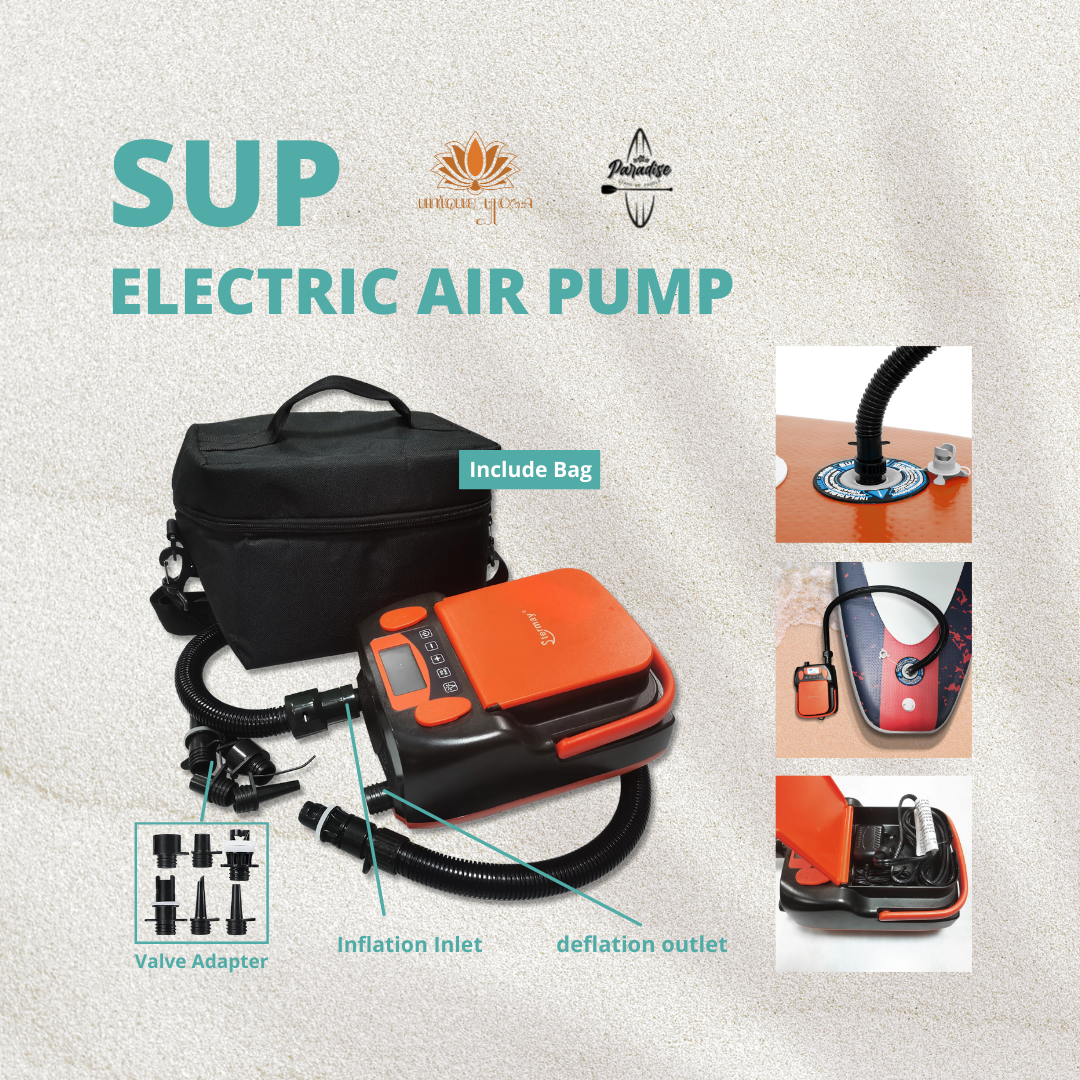 Pompa Udara Elektrik Paddle / SUP Electric Air Pump HT-790 Up to 16 PSI / Pompa Elektrik SUP Paddle Board