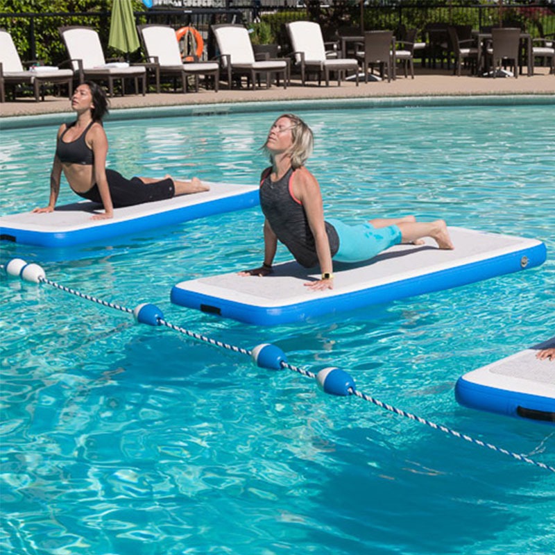 SUP Yoga Mat Inflatable Floating Yoga Board / Inflatable Water Yoga / Tikar Senam Yoga / Alas Olahraga