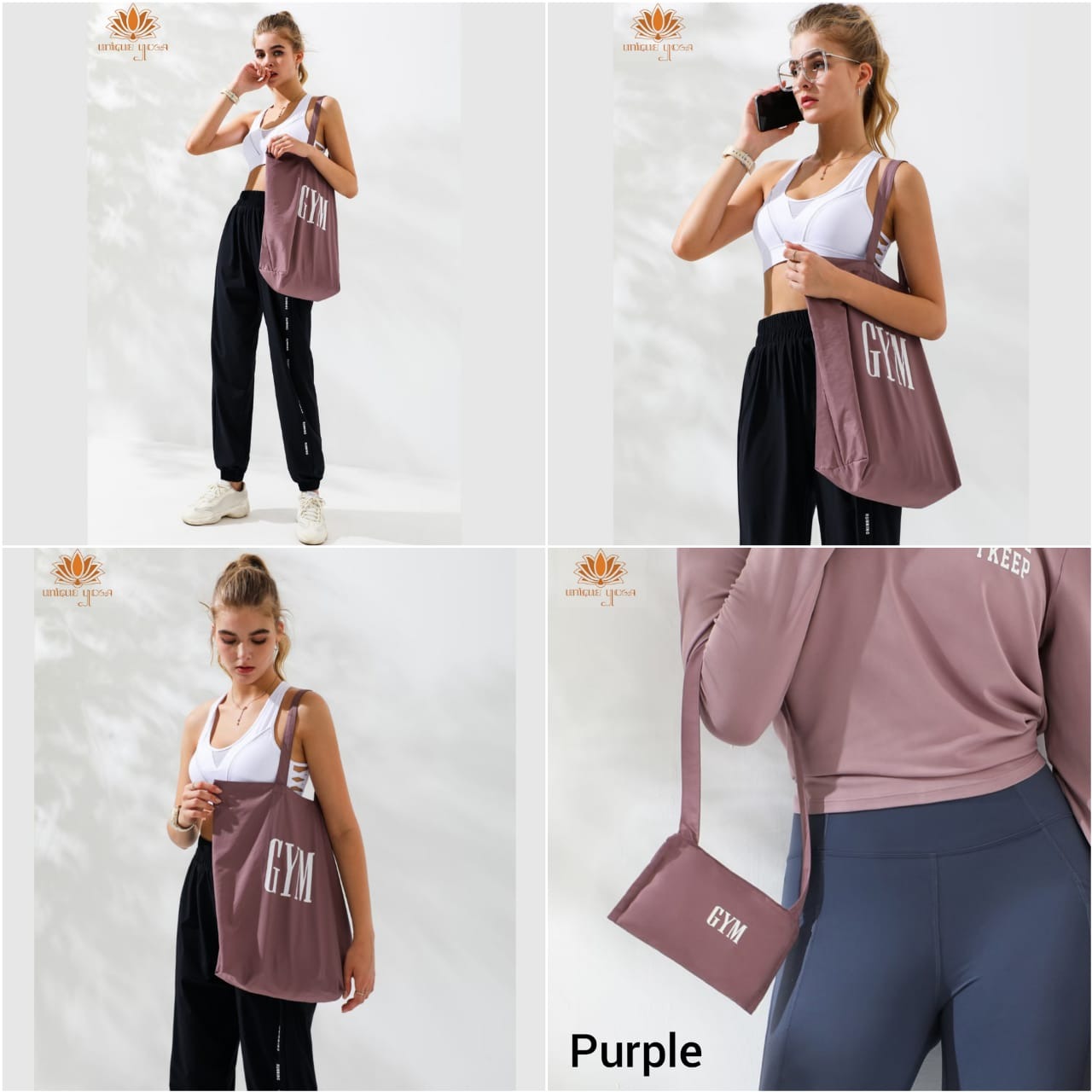 Tas Yoga Tote Bag Gym / Tas Gym Super Ringan / Tote Bag Wanita Terbaru