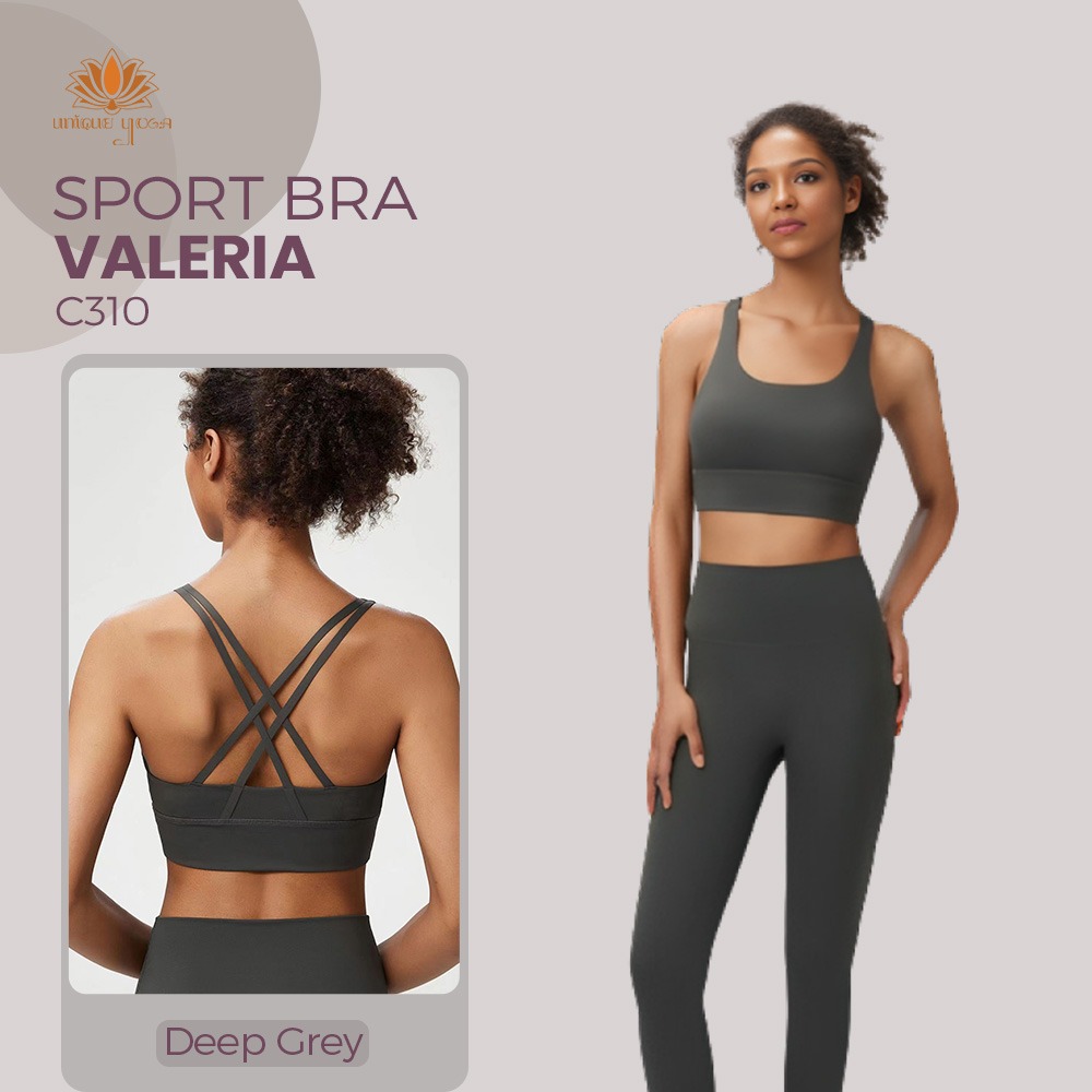 Sport Bra Yoga Fitness / Atasan Senam Valeria Yoga Pilates Gym Running / Sport Bra Yoga Vania C310