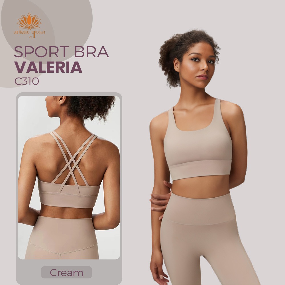 Sport Bra Yoga Fitness / Atasan Senam Valeria Yoga Pilates Gym Running / Sport Bra Yoga Vania C310