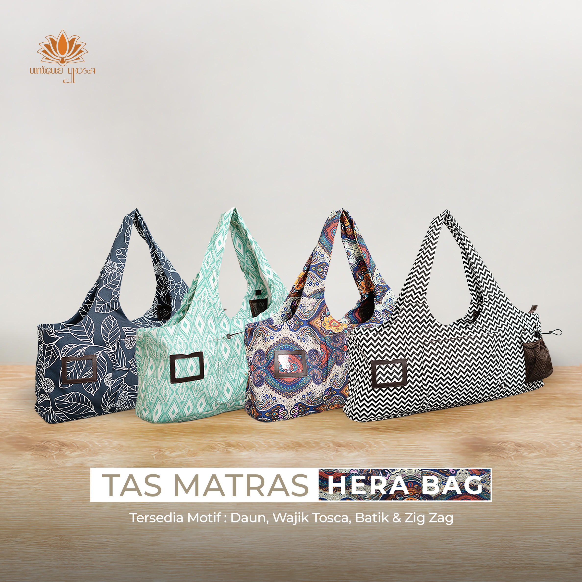 Yoga Bag Hera / Hera Bag Yoga / Tas Matras Yoga Big Size / Tas Yoga Motif / Yoga Bag / Yoga Bag Mat