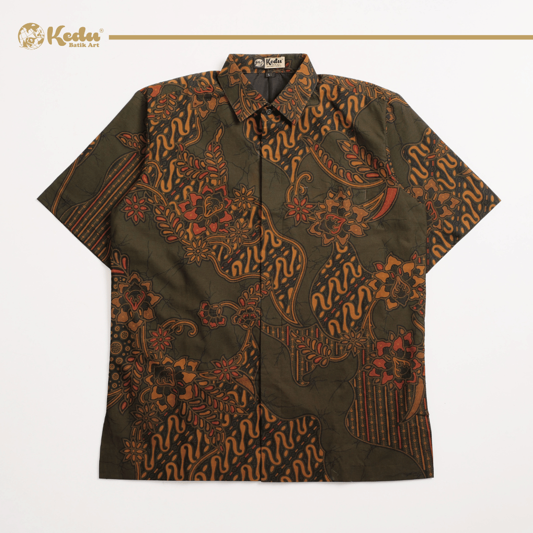 Batik Kedu Official - Hem Katun ARSA Tosca Batik Exclusive Kedu Batik Art