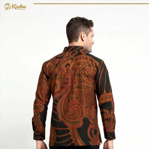 Image of Kemeja Benji Kawung Katun Lengan Panjang 