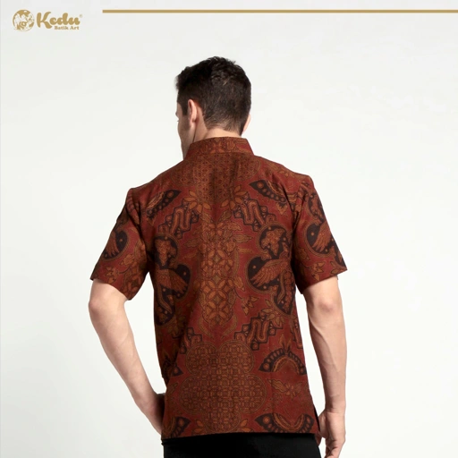 Image of Kemeja Sekar Jagad Gowok Dobby Lengan Pendek