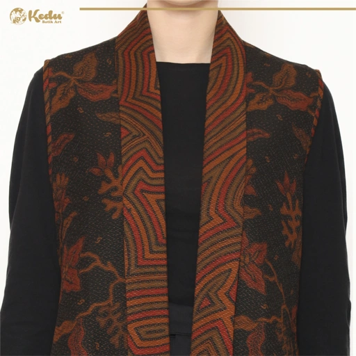 Image of Sotong - Outer Batik Wanita Dobby Hitam