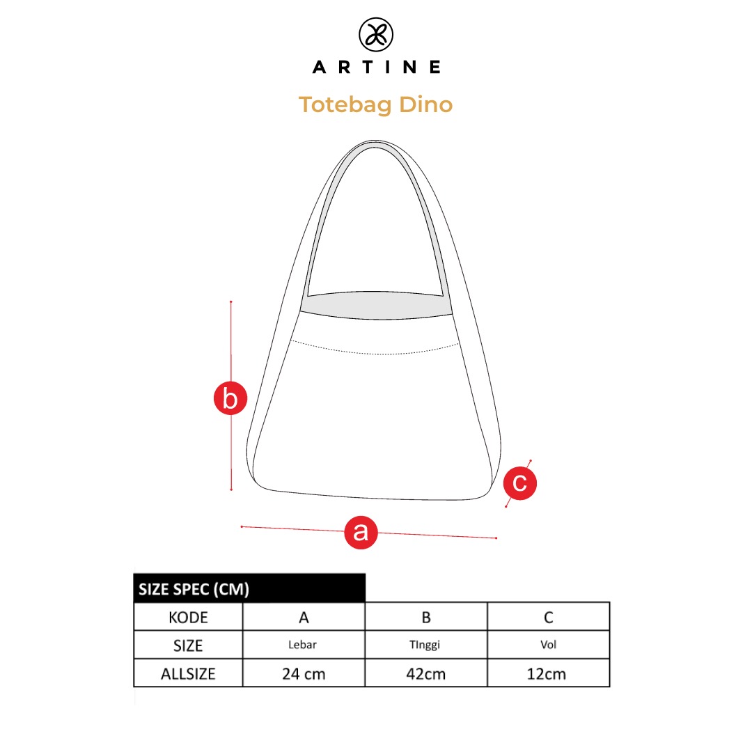 Artine Tote Bag Dino