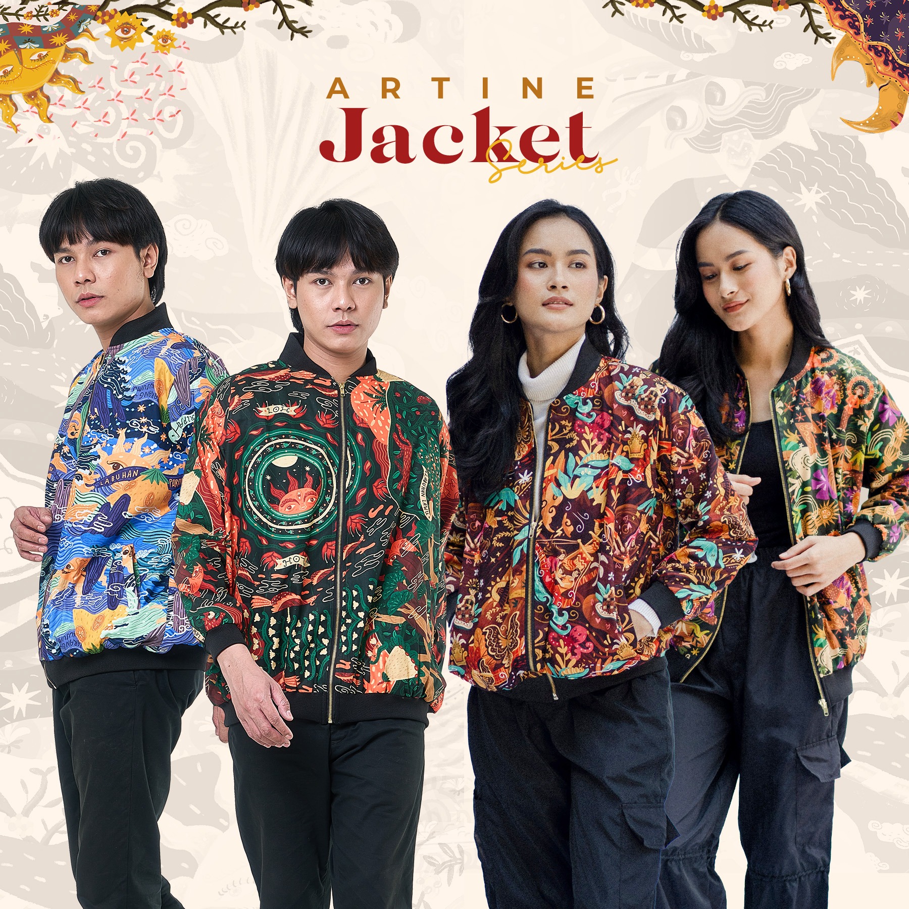 Bomber Jaket Batik