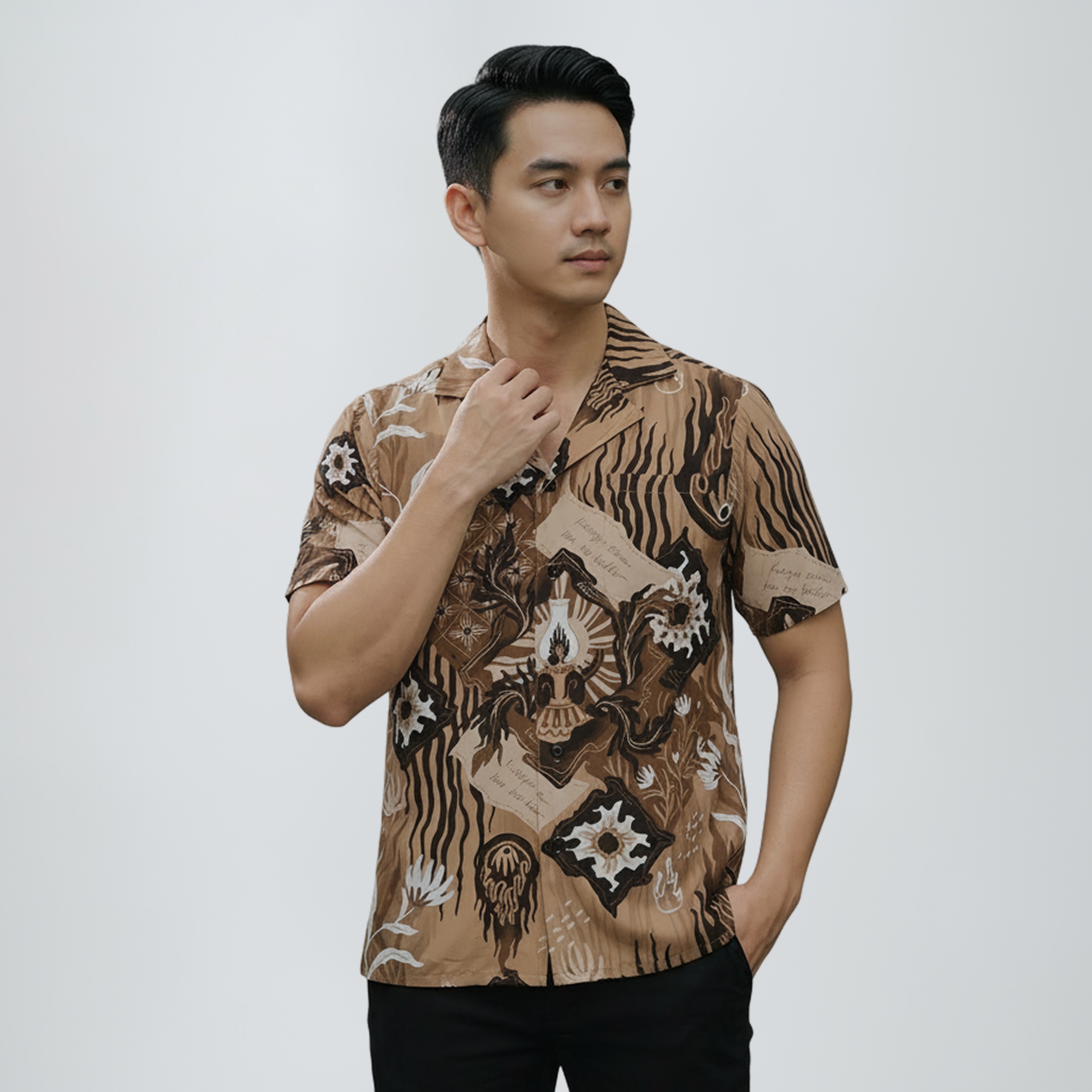 ARTINE - Kemeja Lengan Pendek Dino