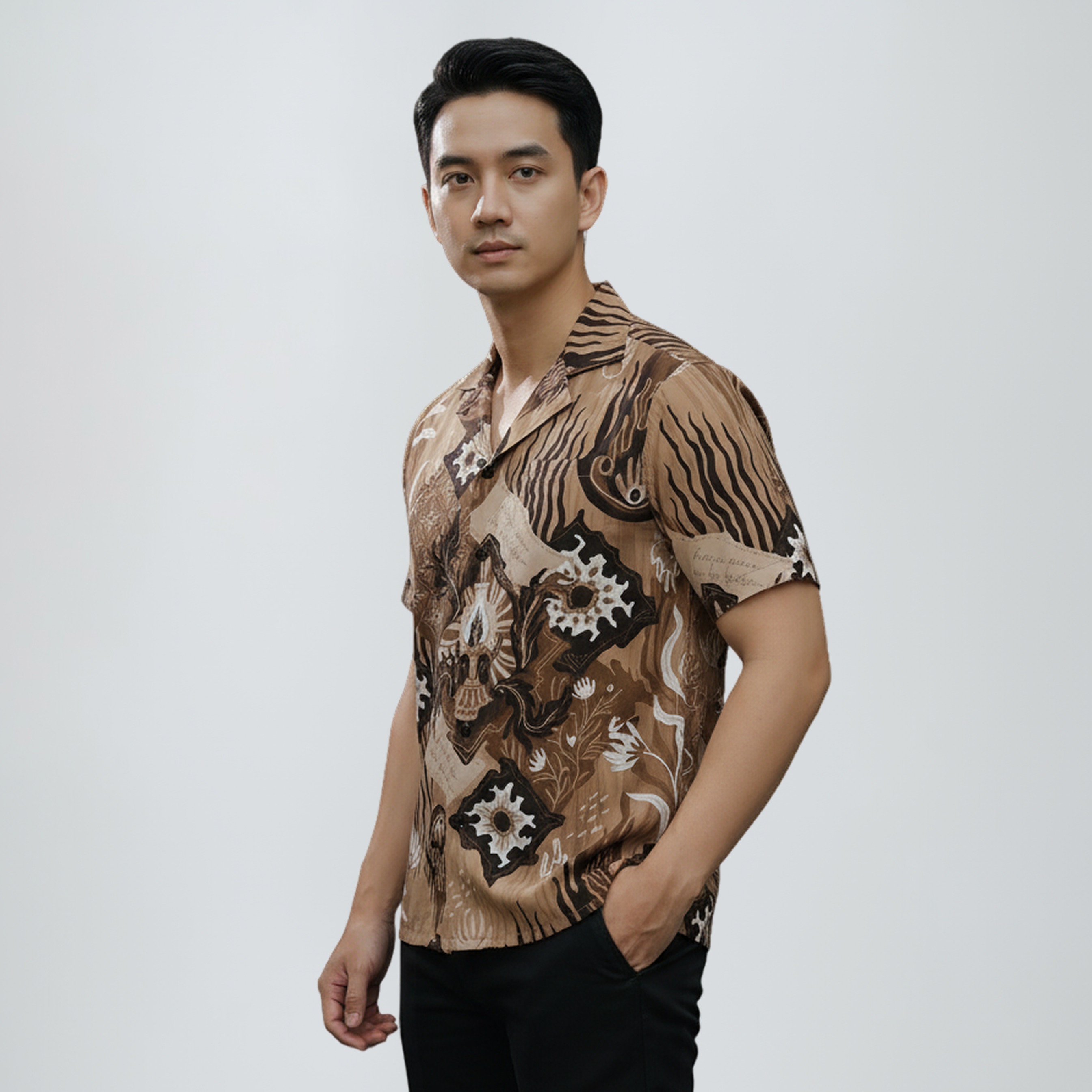 ARTINE - Kemeja Lengan Pendek Dino