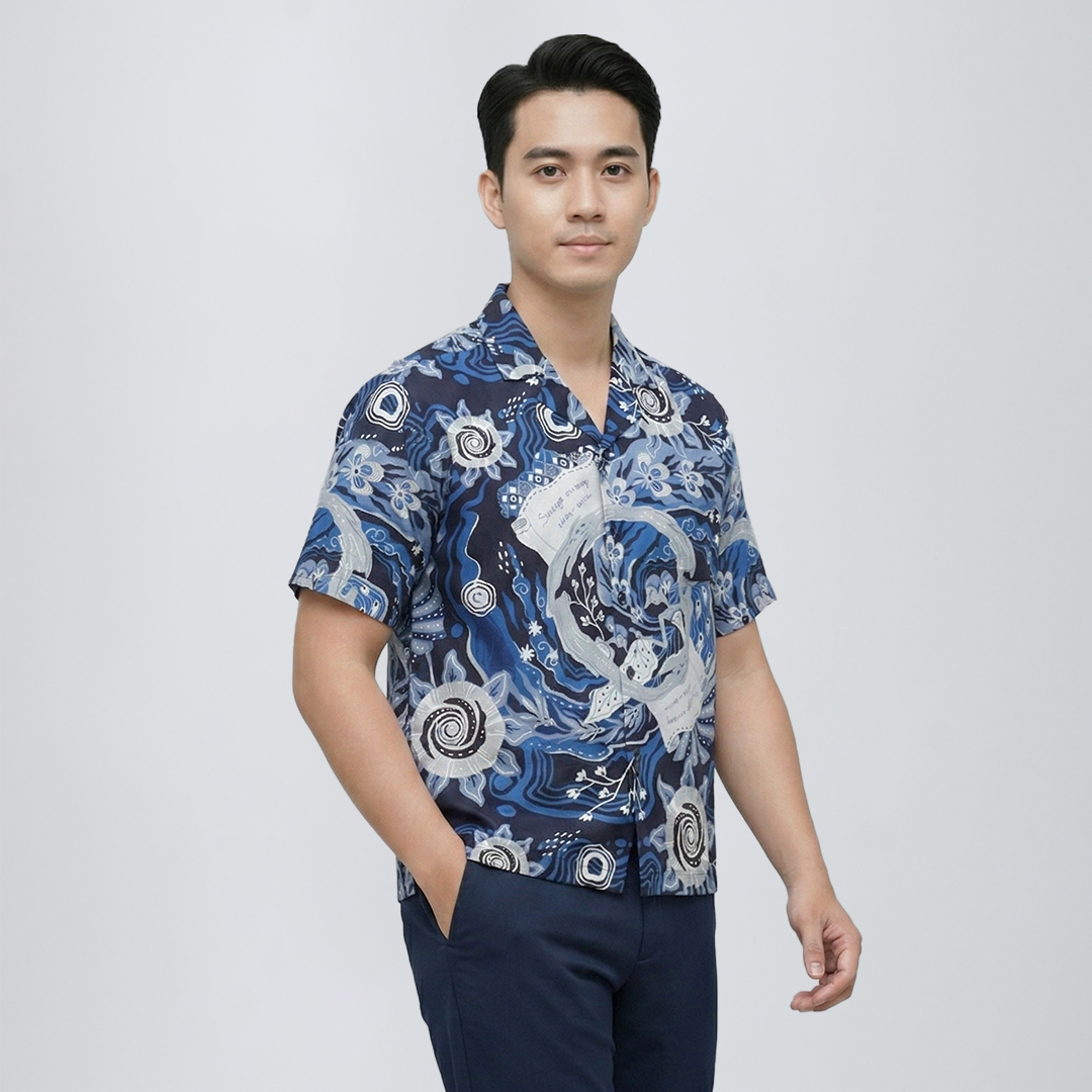 ARTINE - Kemeja Lengan Pendek Dino