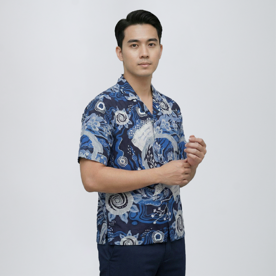 ARTINE - Kemeja Lengan Pendek Dino