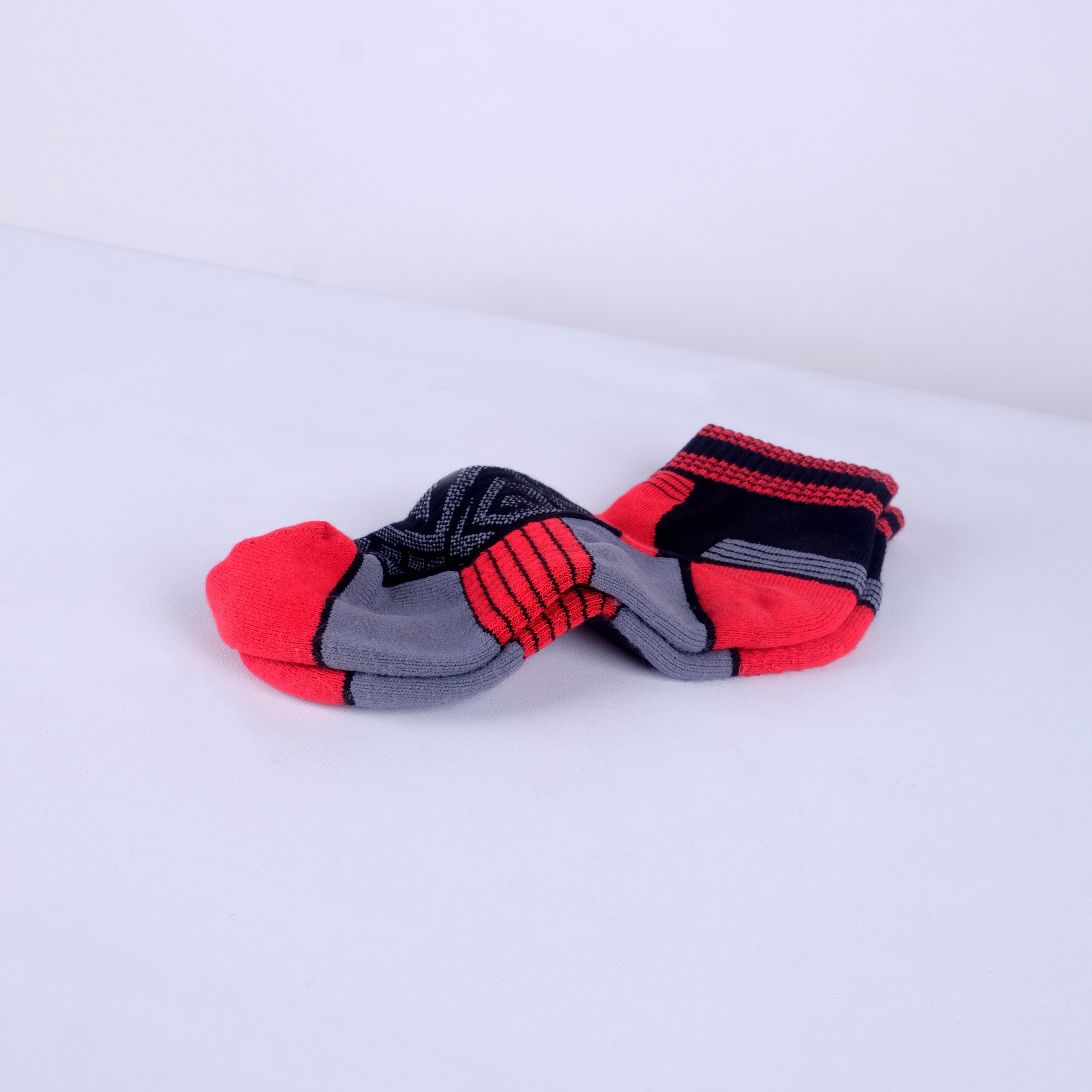 Kaos kaki Sport/Olahraga Sporteast Socks Red Grey Kaos kaki pria wanita - Katun - Anti bakteri/bau