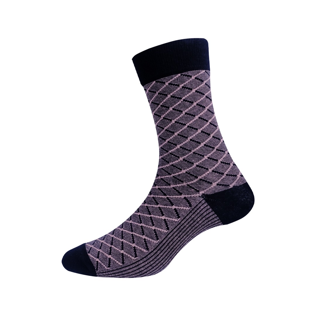 Men Socks Casual - Kaos kaki Casual Jaquard Plain