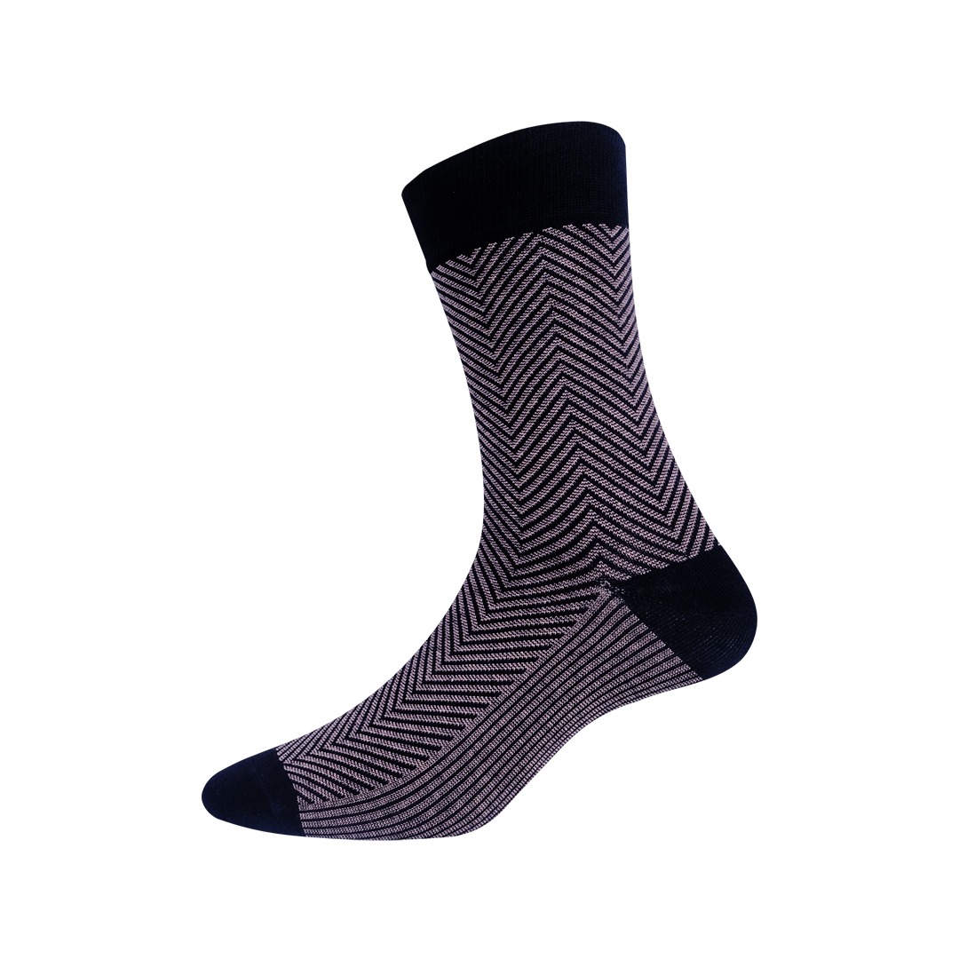 Men Socks Casual - Kaos kaki Casual Jaquard Plain