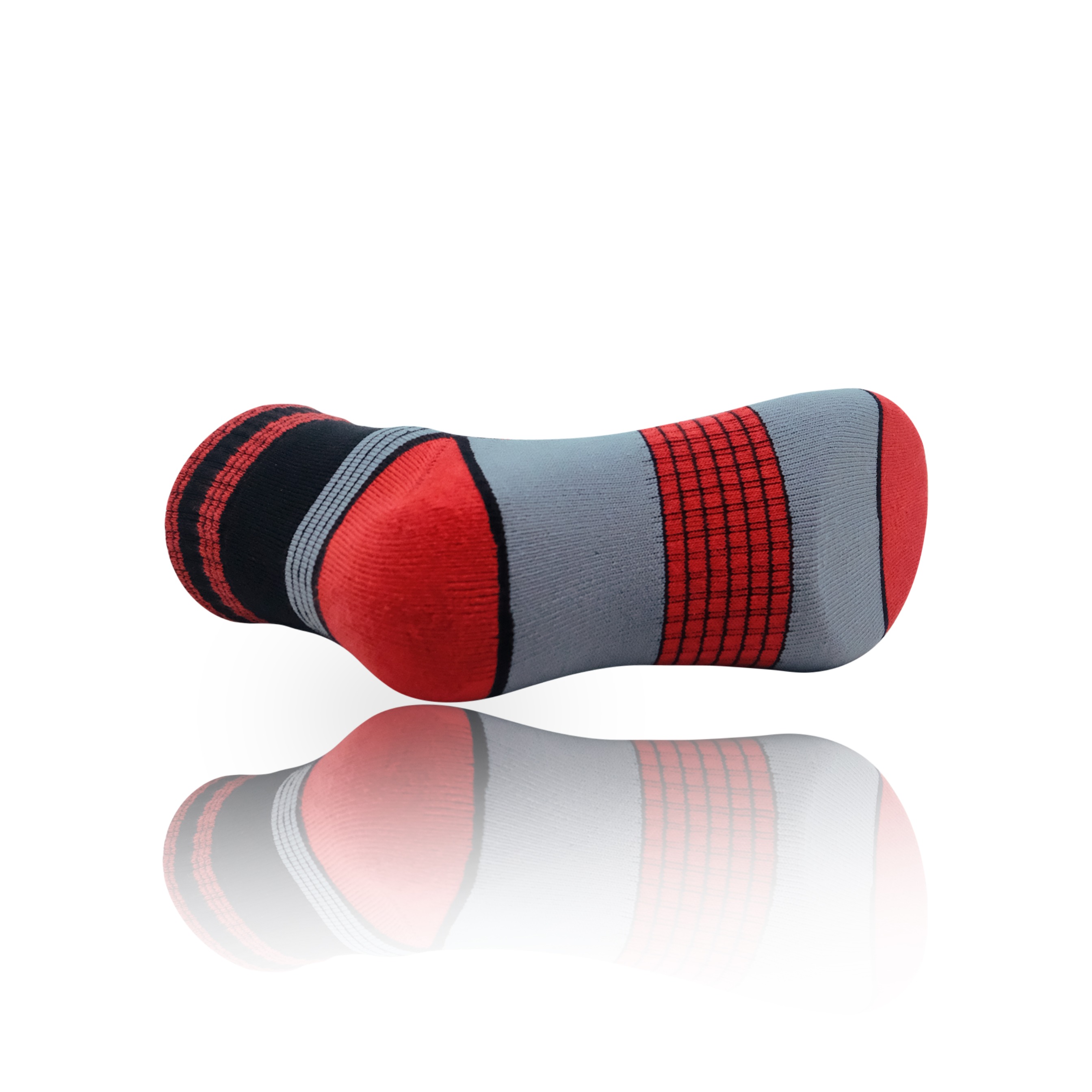 Kaos kaki Sport/Olahraga Sporteast Socks Red Grey Kaos kaki pria wanita - Katun - Anti bakteri/bau
