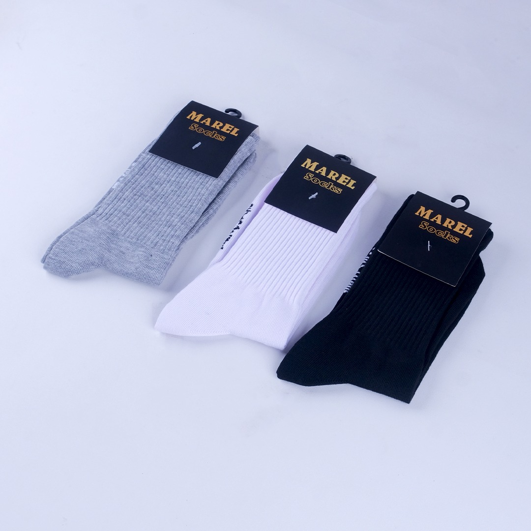Marel Ribbed Sock - Casual Basic Socks