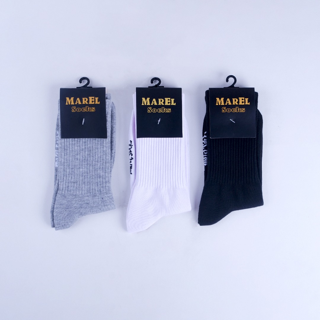 Marel Ribbed Sock - Casual Basic Socks