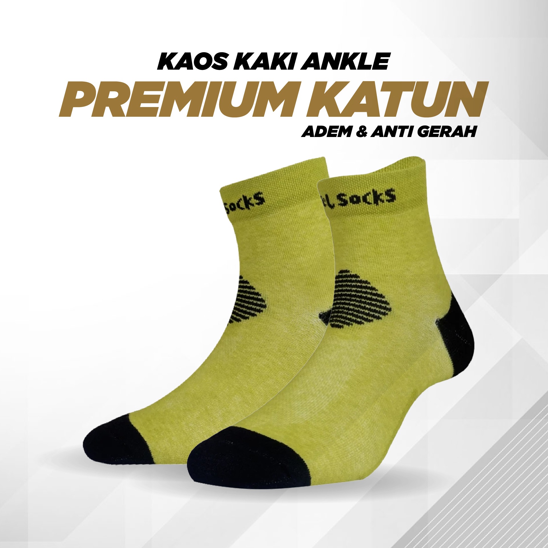 Kaos kaki Sport/Olahraga Bicycle Socks - Kaos kaki pria wanita - Katun - Anti bakteri/bau
