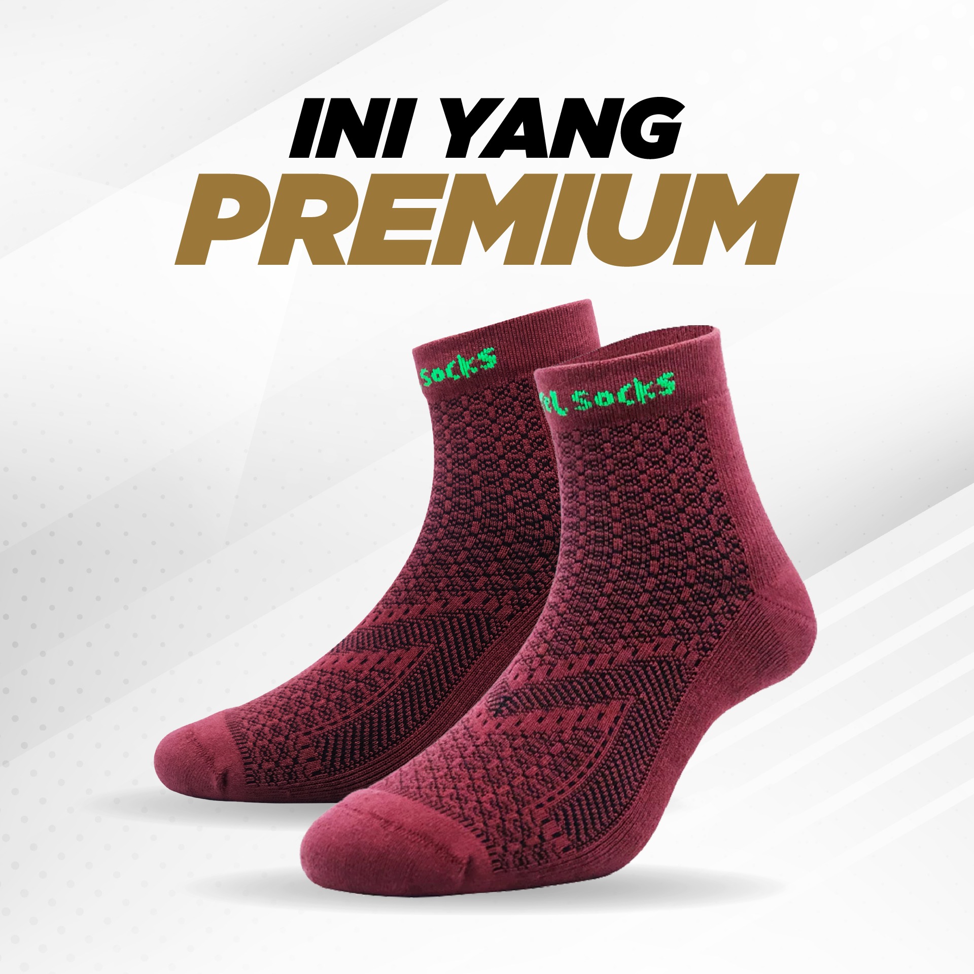 Kaos kaki Sport/Olahraga Executive Socks - Kaos kaki pria wanita - Katun - Anti bakteri/bau