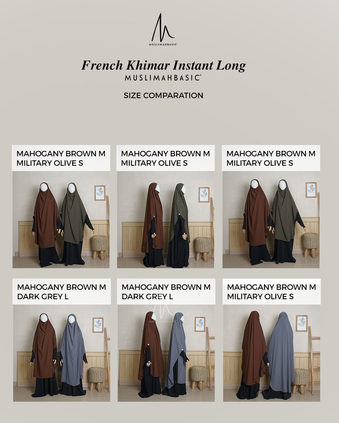 French Khimar Instant Long