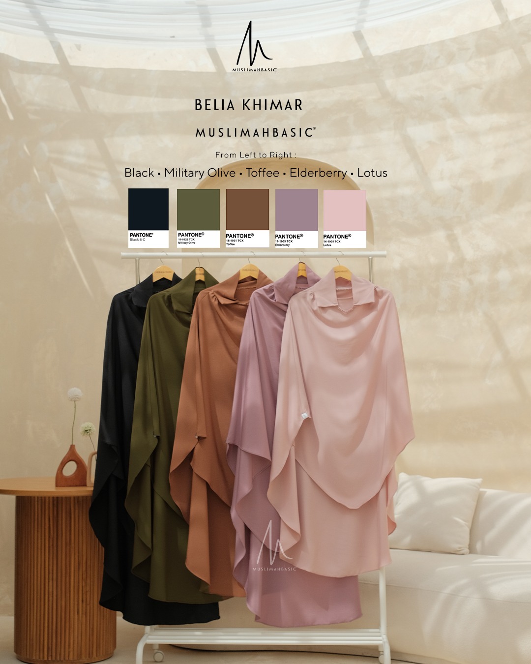 French Khimar Instant Belia
