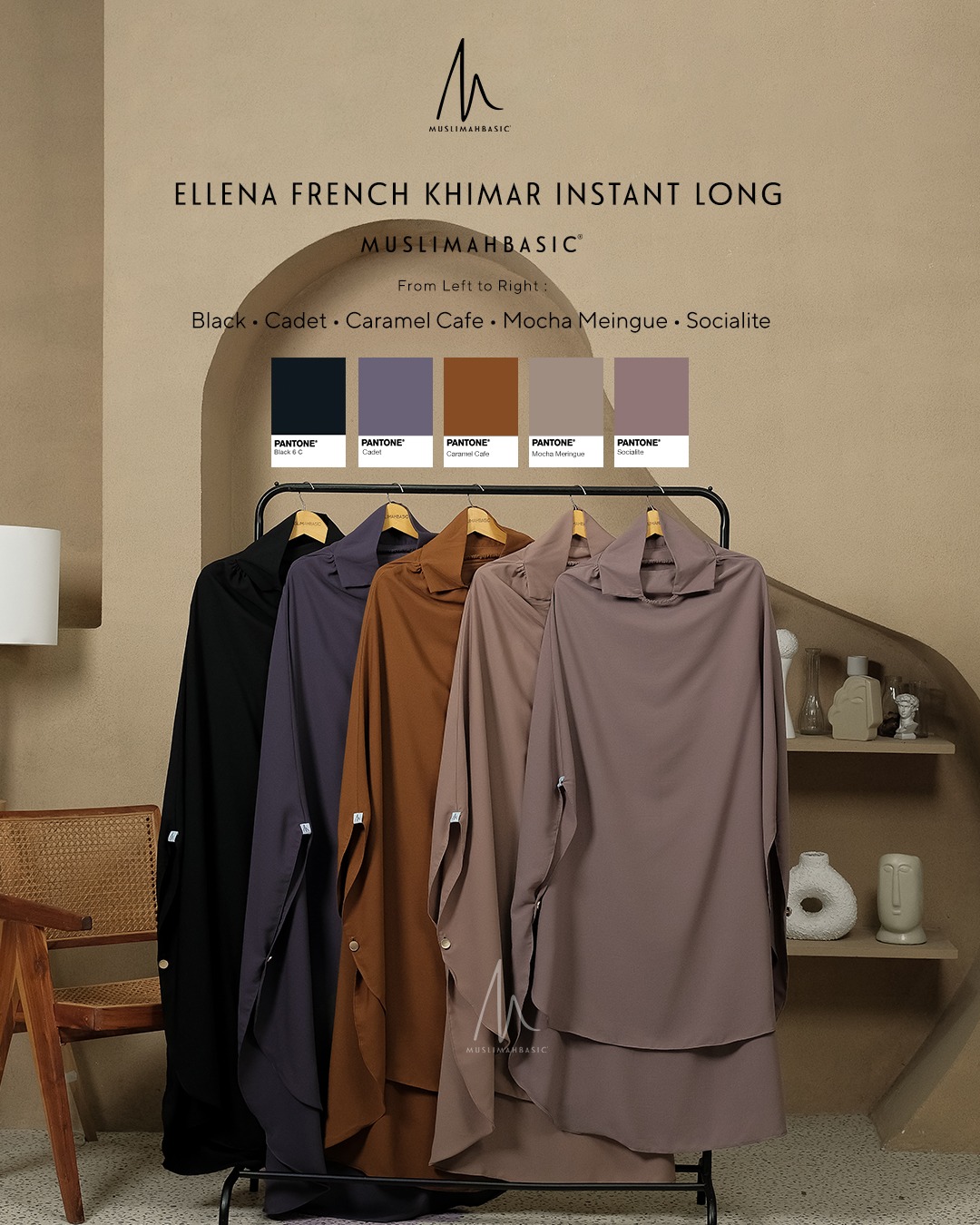 French Khimar Instant Ellena