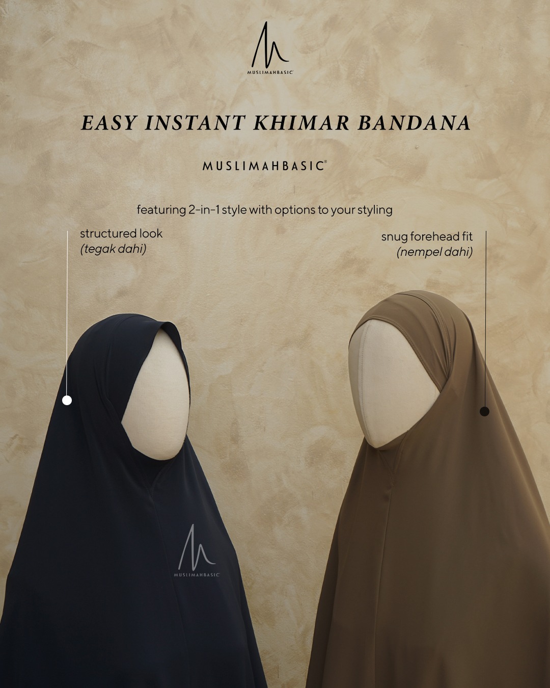 Easy Instan Khimar Bandana