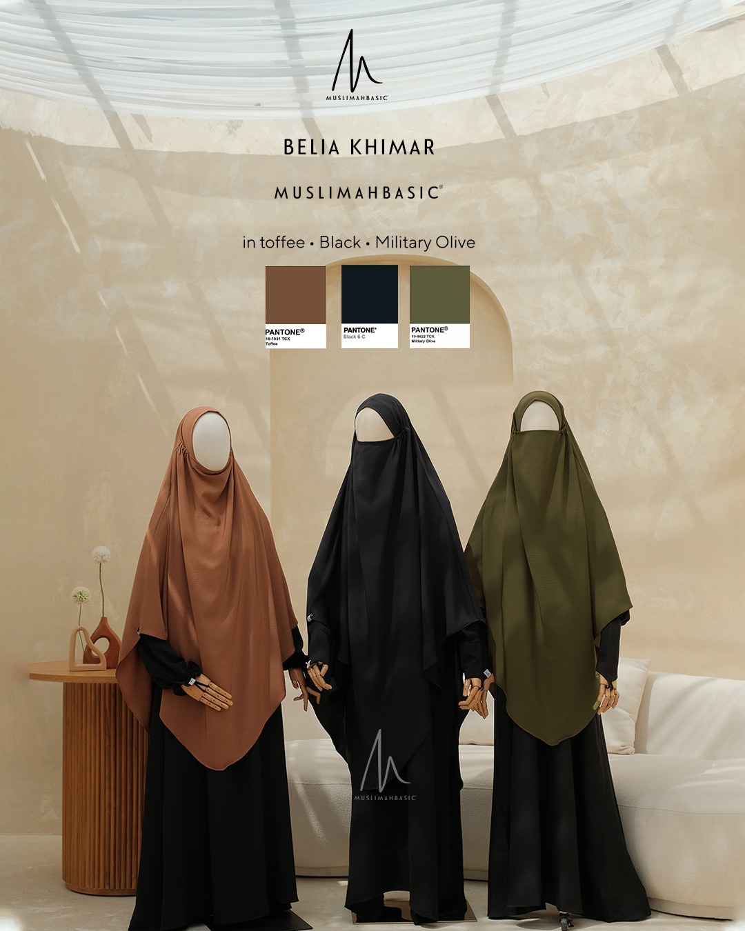 French Khimar Instant Belia
