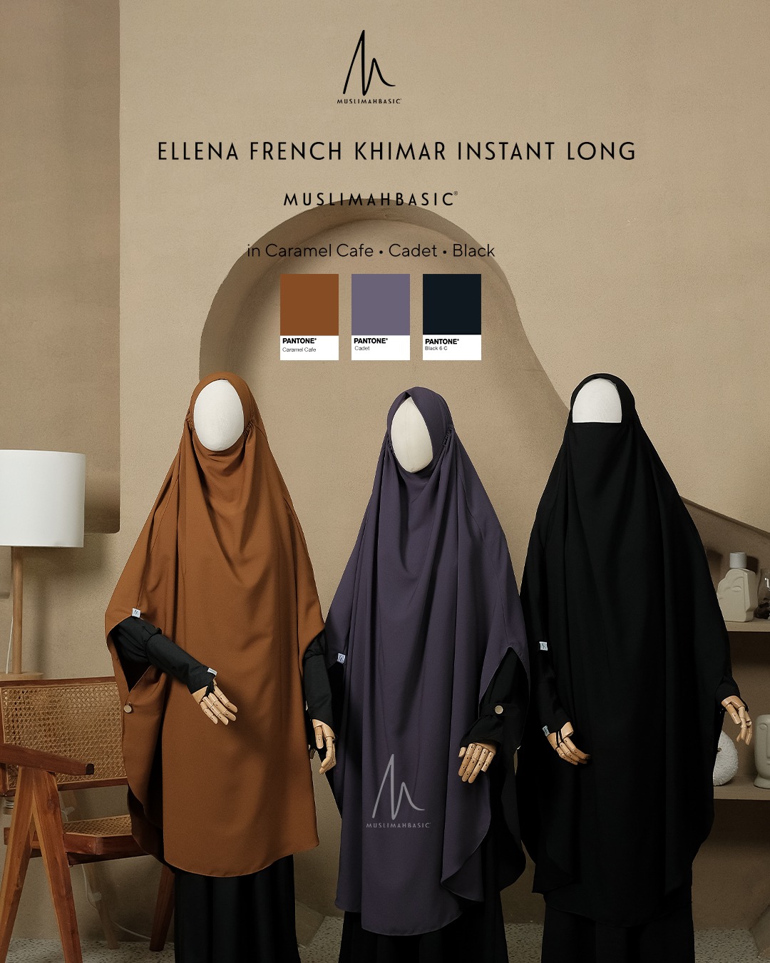 French Khimar Instant Ellena