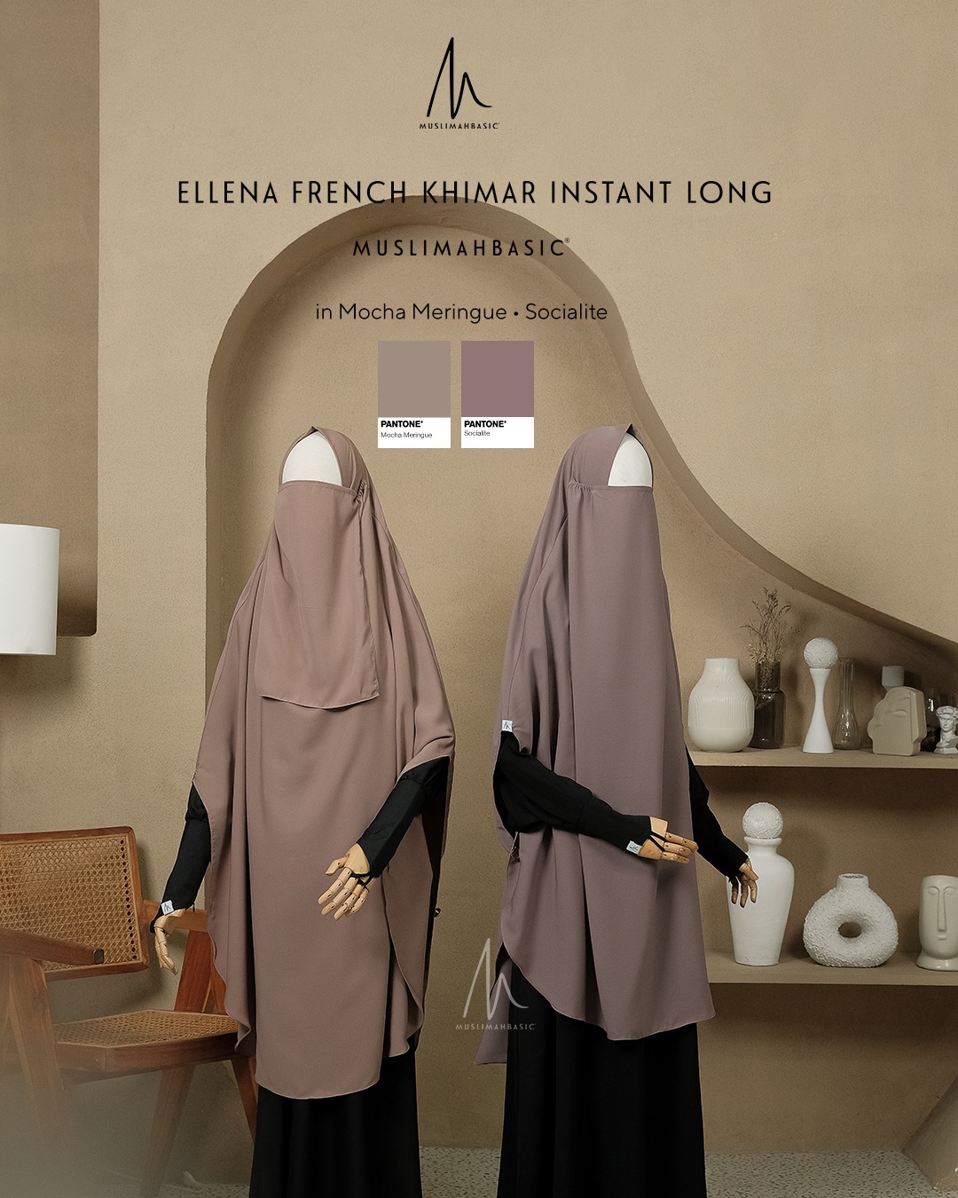 French Khimar Instant Ellena
