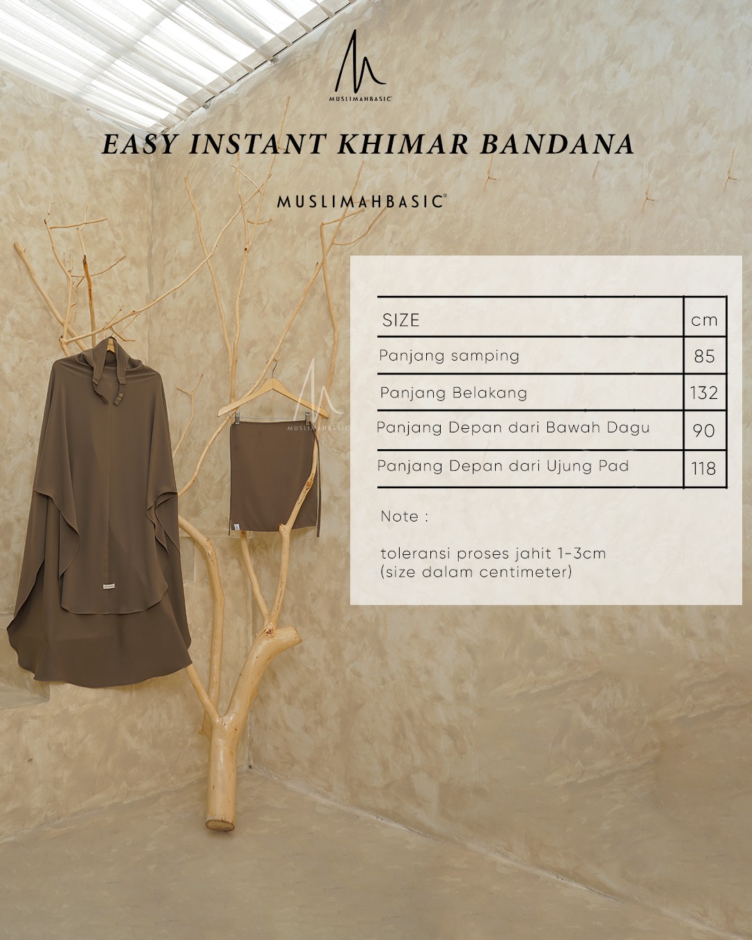 Easy Instan Khimar Bandana