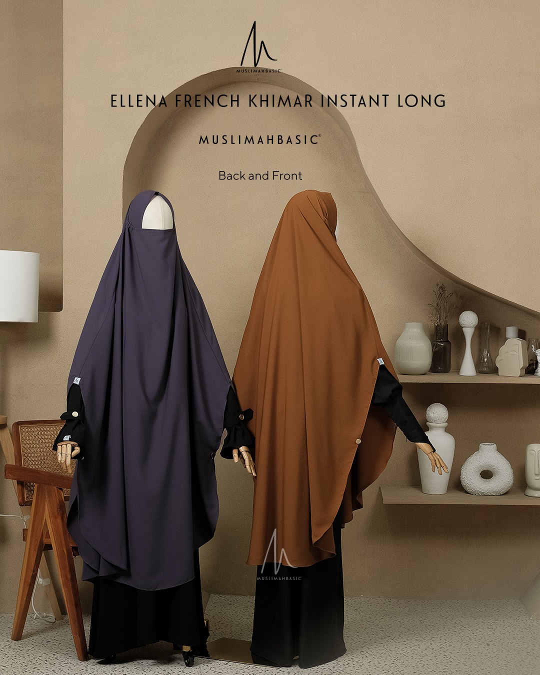French Khimar Instant Ellena