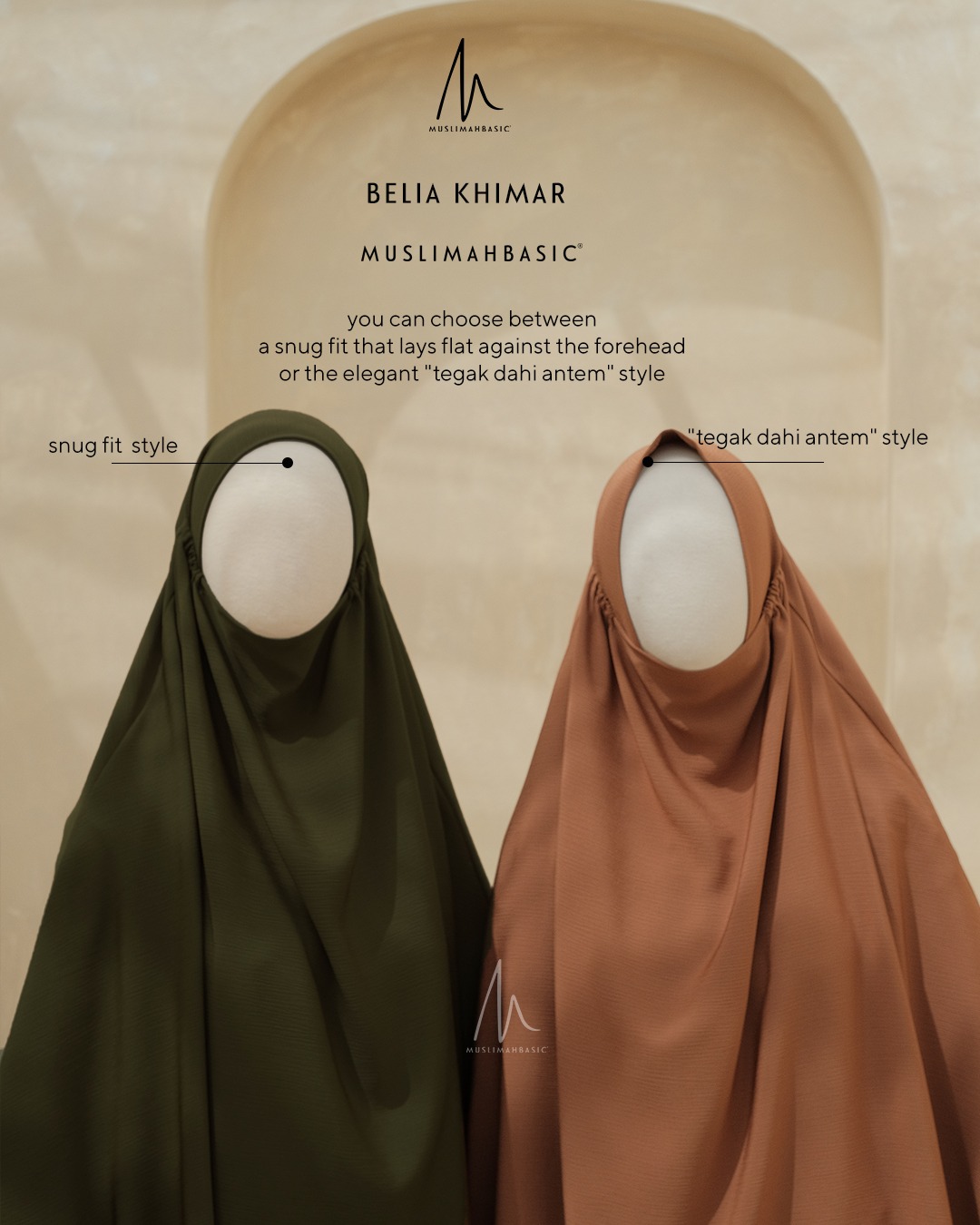 French Khimar Instant Belia