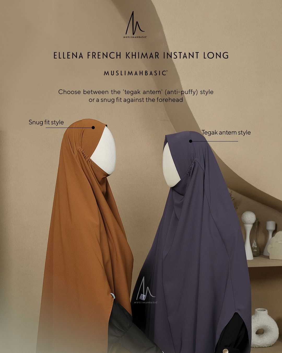 French Khimar Instant Ellena