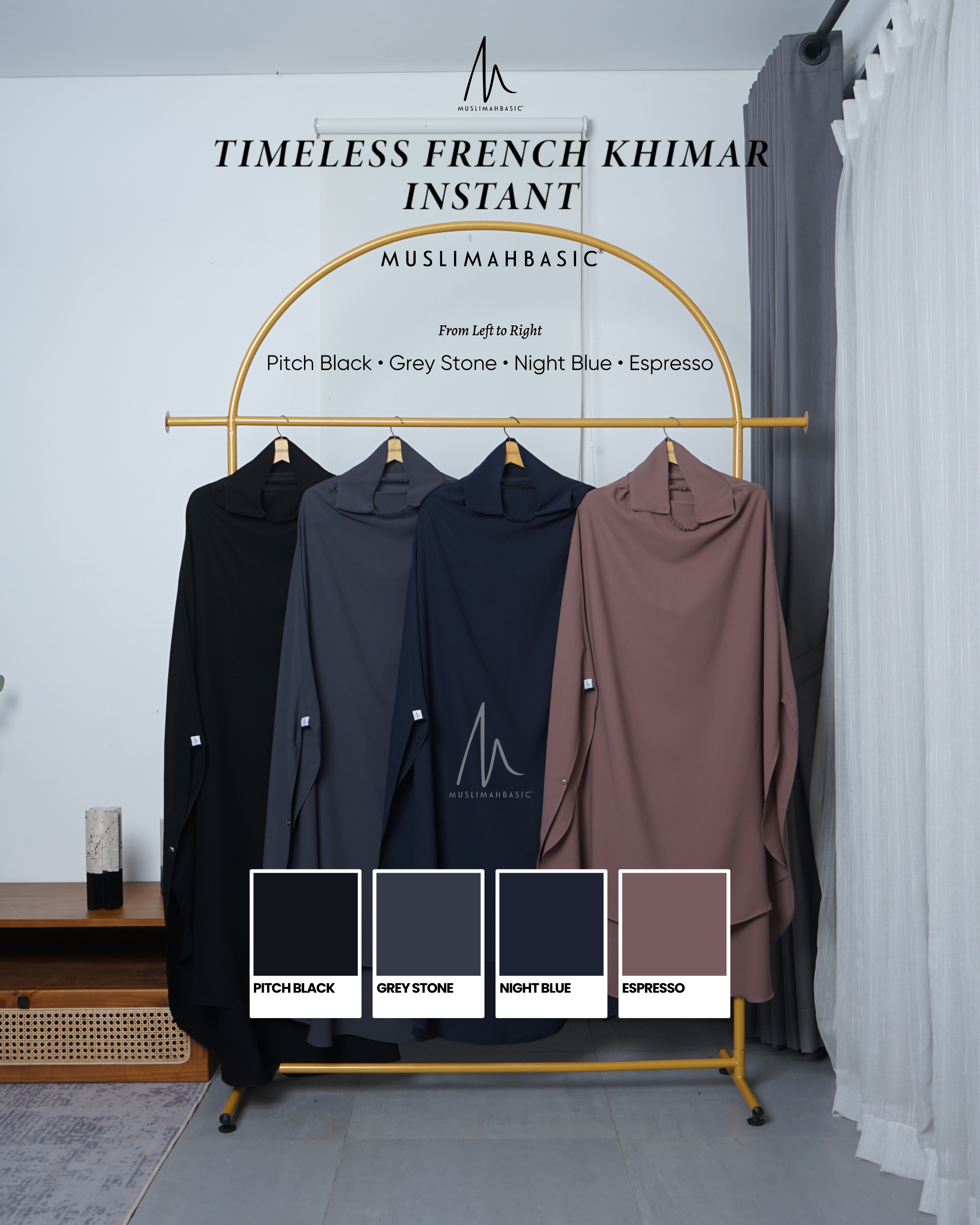 French Khimar Instant Timeless Zura Anti UV