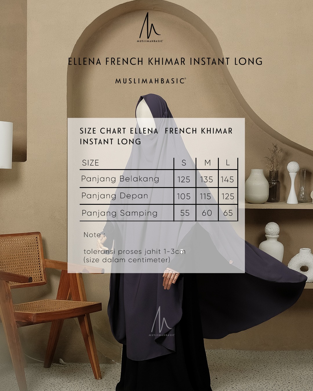 French Khimar Instant Ellena