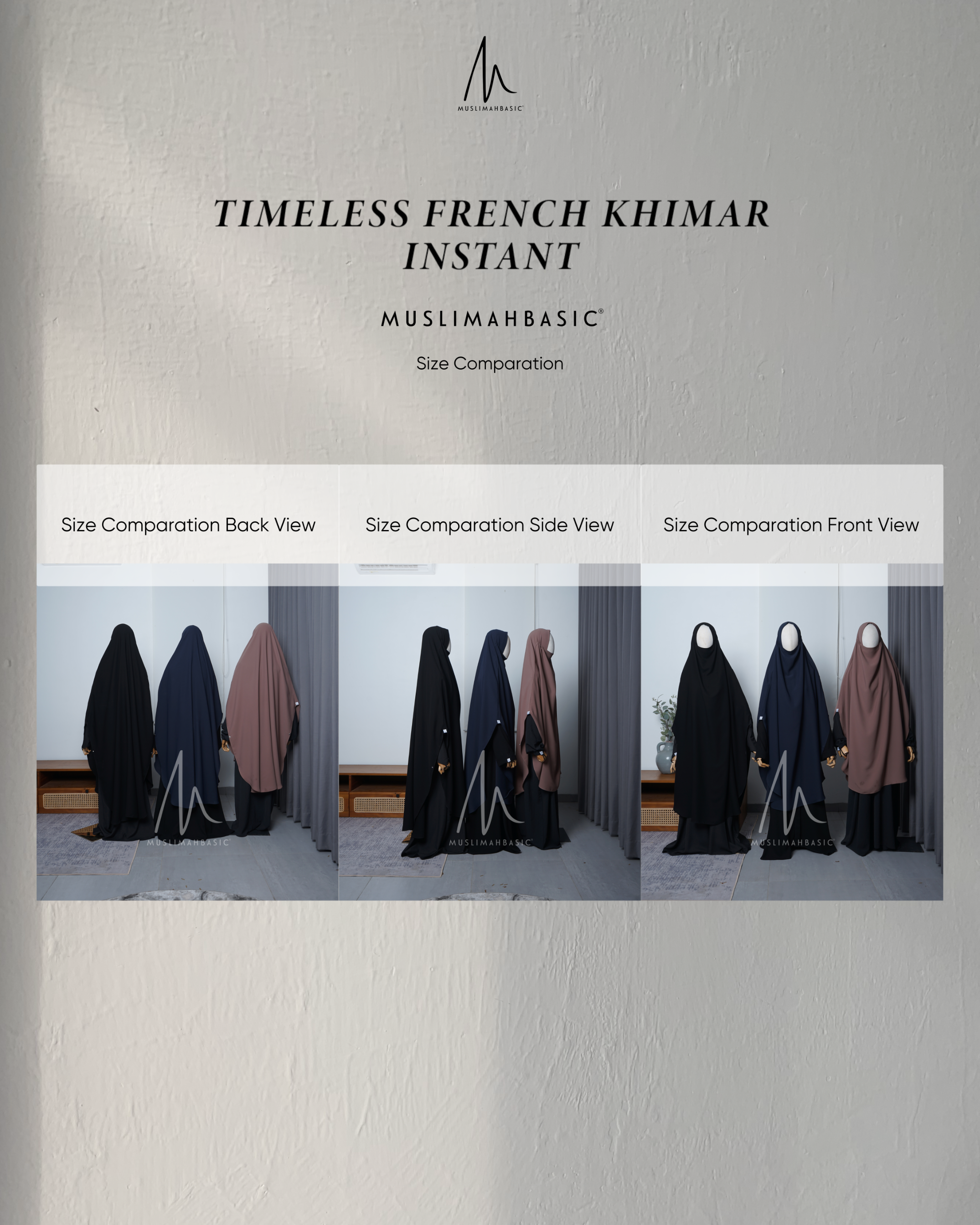 French Khimar Instant Timeless Zura Anti UV