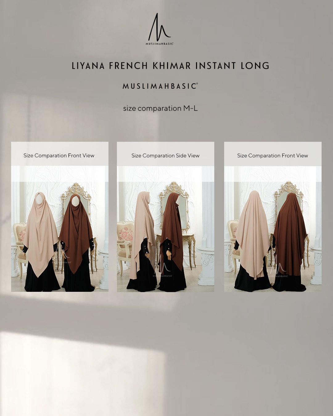 Liyana French Khimar Instant Long