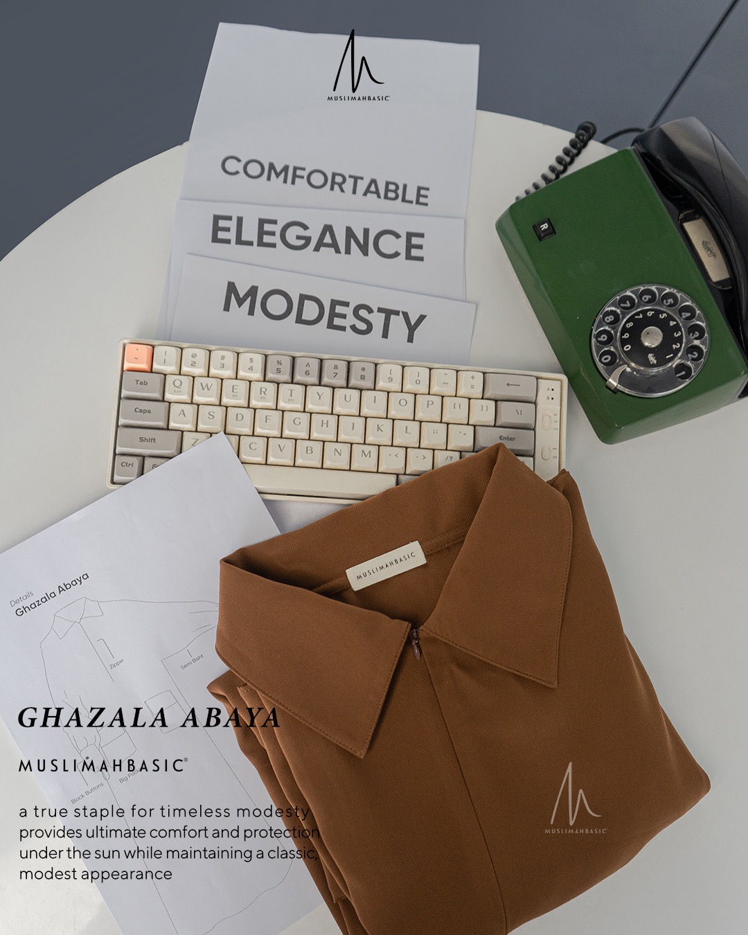 Ghazala Abaya Zura Anti UV