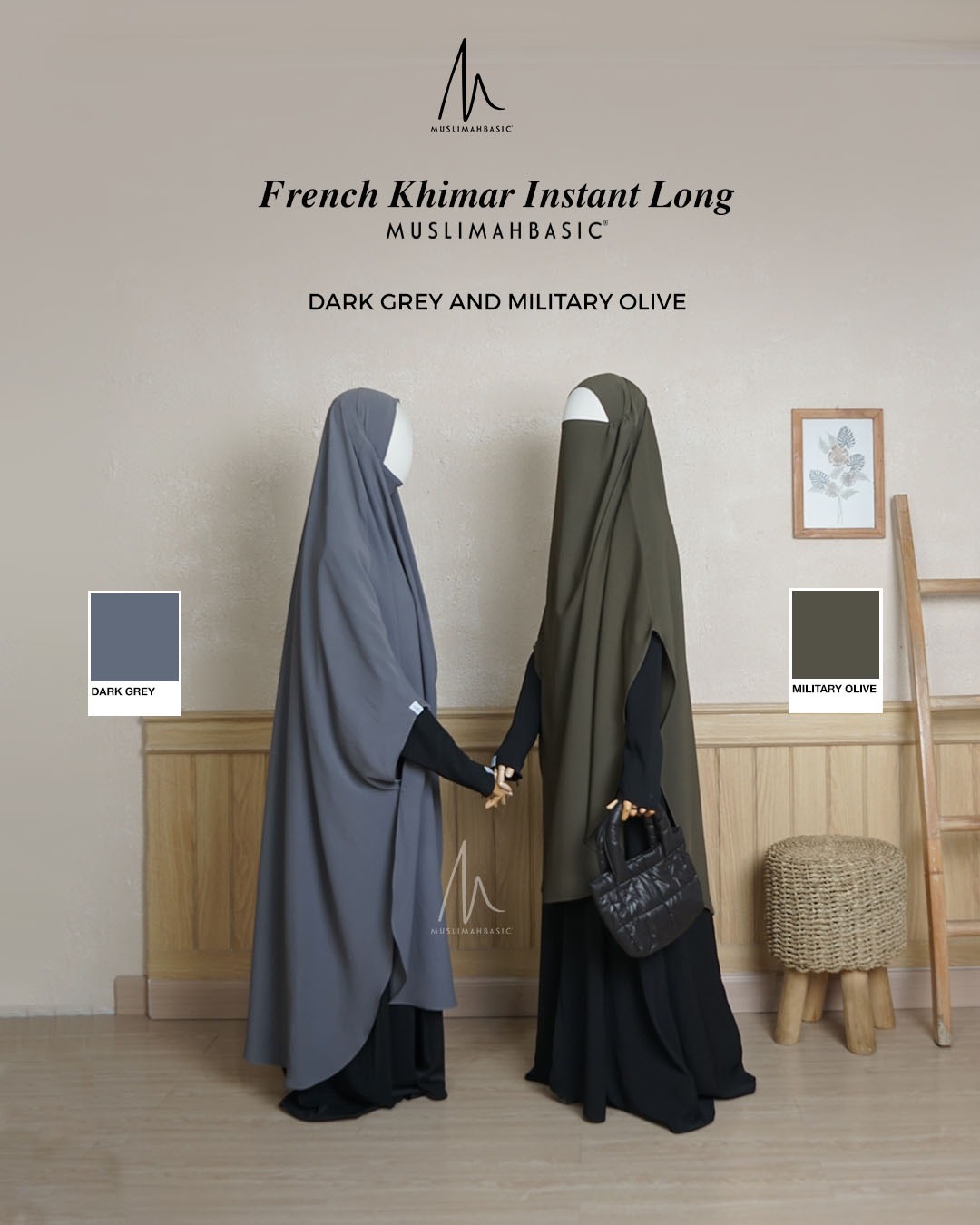 French Khimar Instant Long